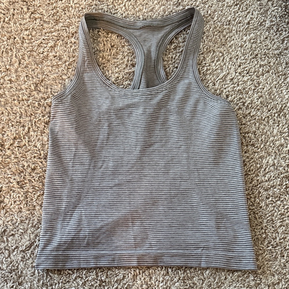 lululemon swiftly tech race/waist length 2.0 tank top